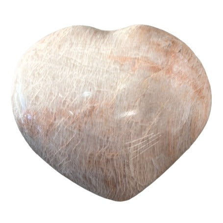 Peach Moonstone Heart 120g