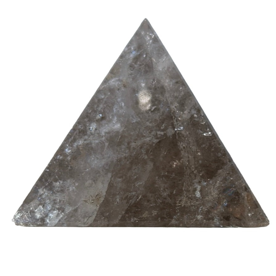 Smoky Quartz Triangle Geometric Shape 120g