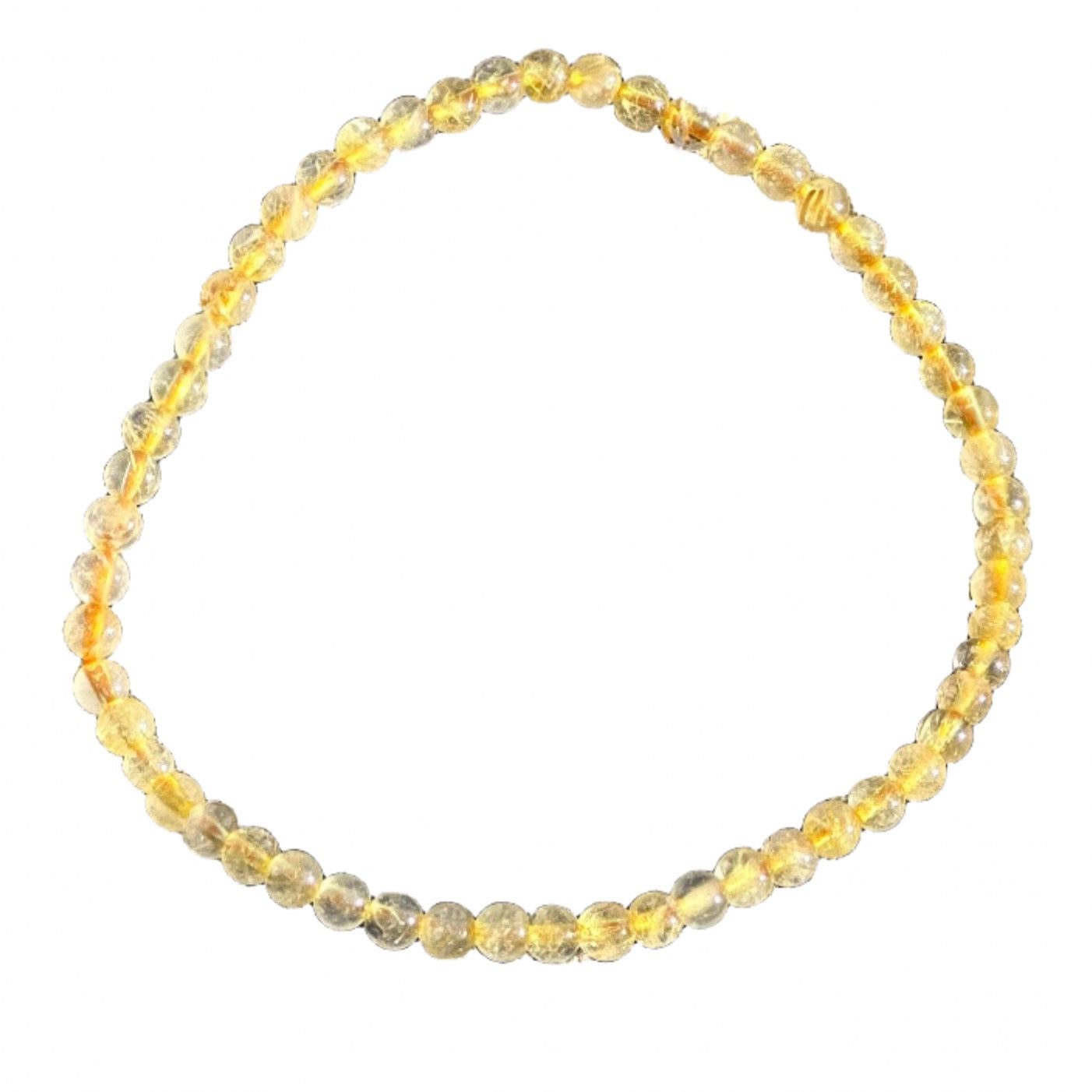 Golden Rutile Bracelet 4MM