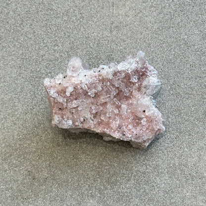 Pink Lemurian Quartz Cluster 60g