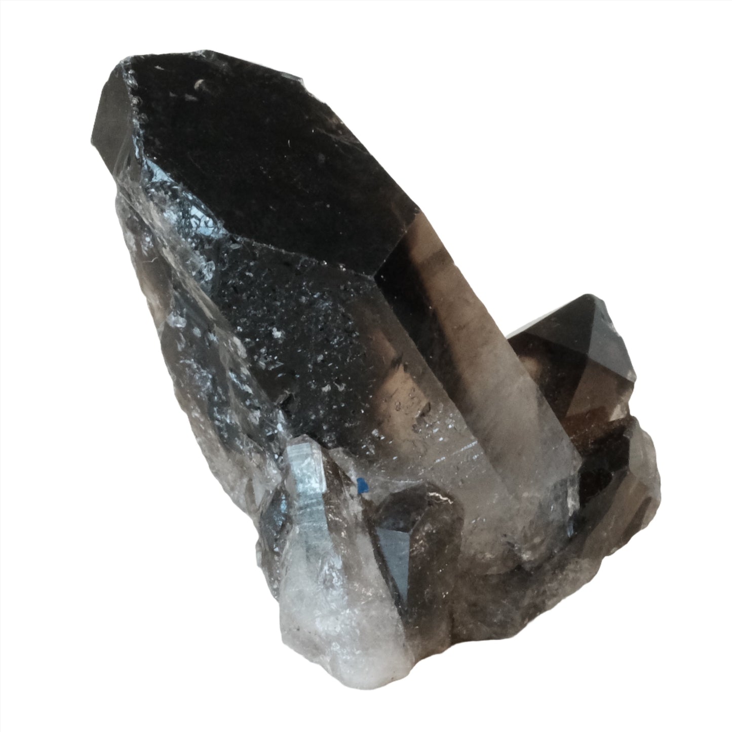 Smoky Quartz Point Cluster crystal for grounding and neutralizing negative energies.