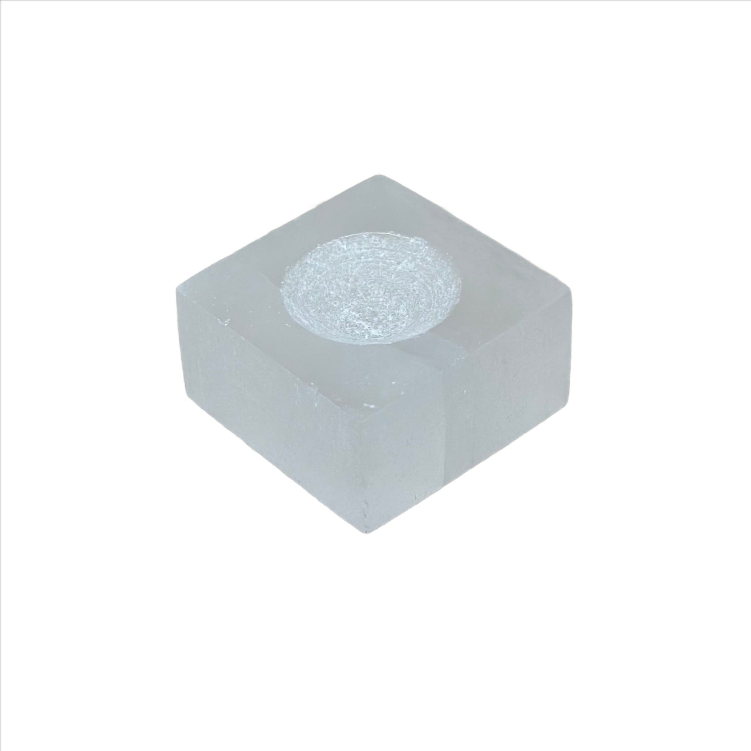 Selenite Sphere Stand 4CM 