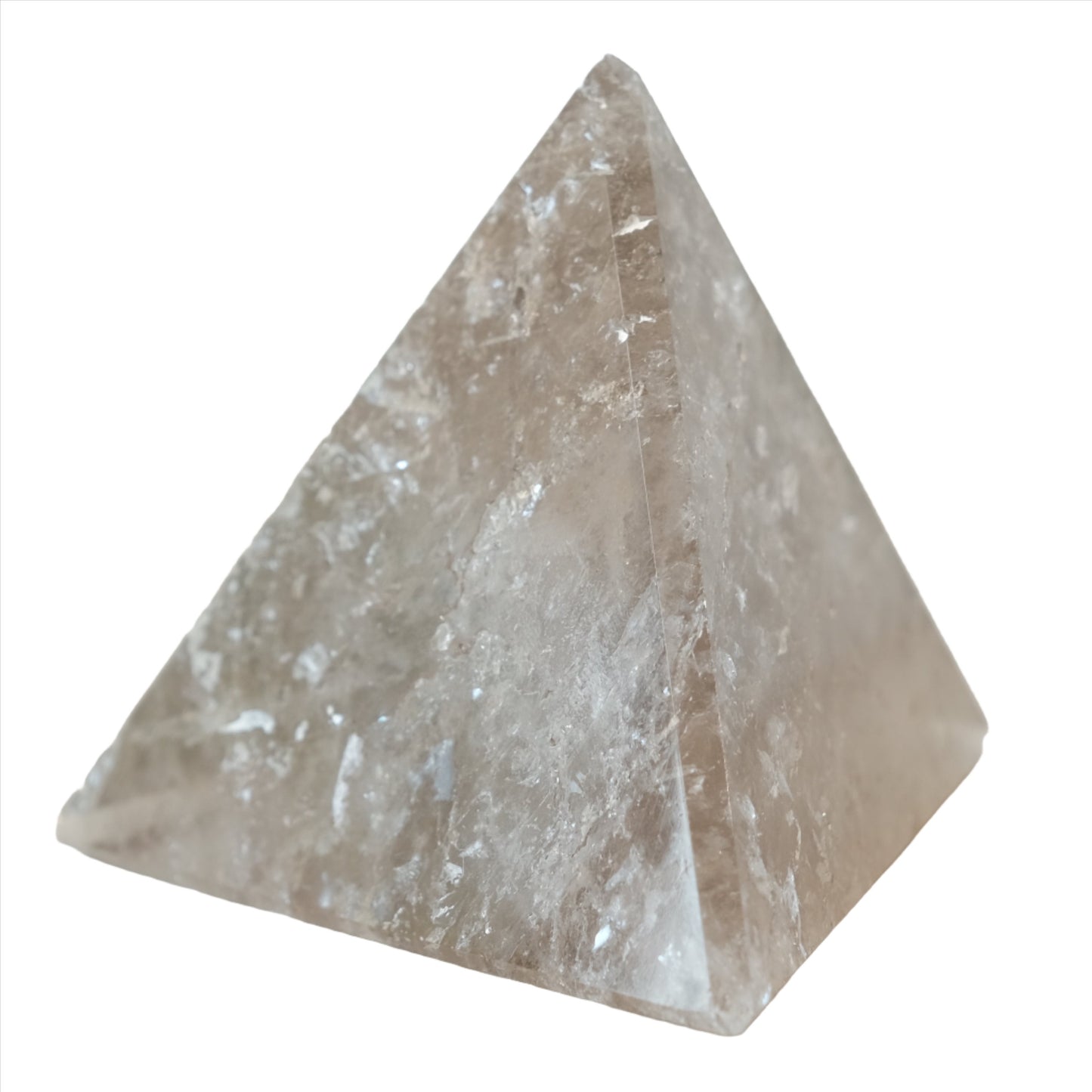 Smoky Quartz Triangle Geometric Shape 120g 