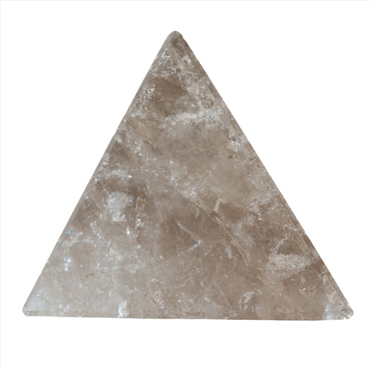 Smoky Quartz Triangle Geometric Shape 120g