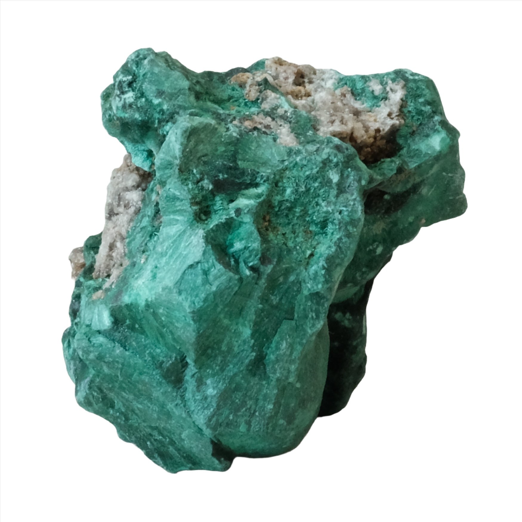 Malachite natural raw stone, 201g vibrant green gemstone, believed to have healing properties, detoxifying and supporting the liver.