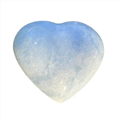 Blue Calcite Heart 369g 