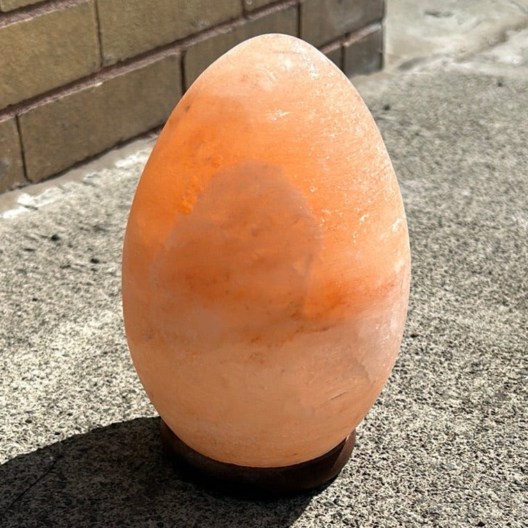Egg Himalayan Salt Lamp 8"