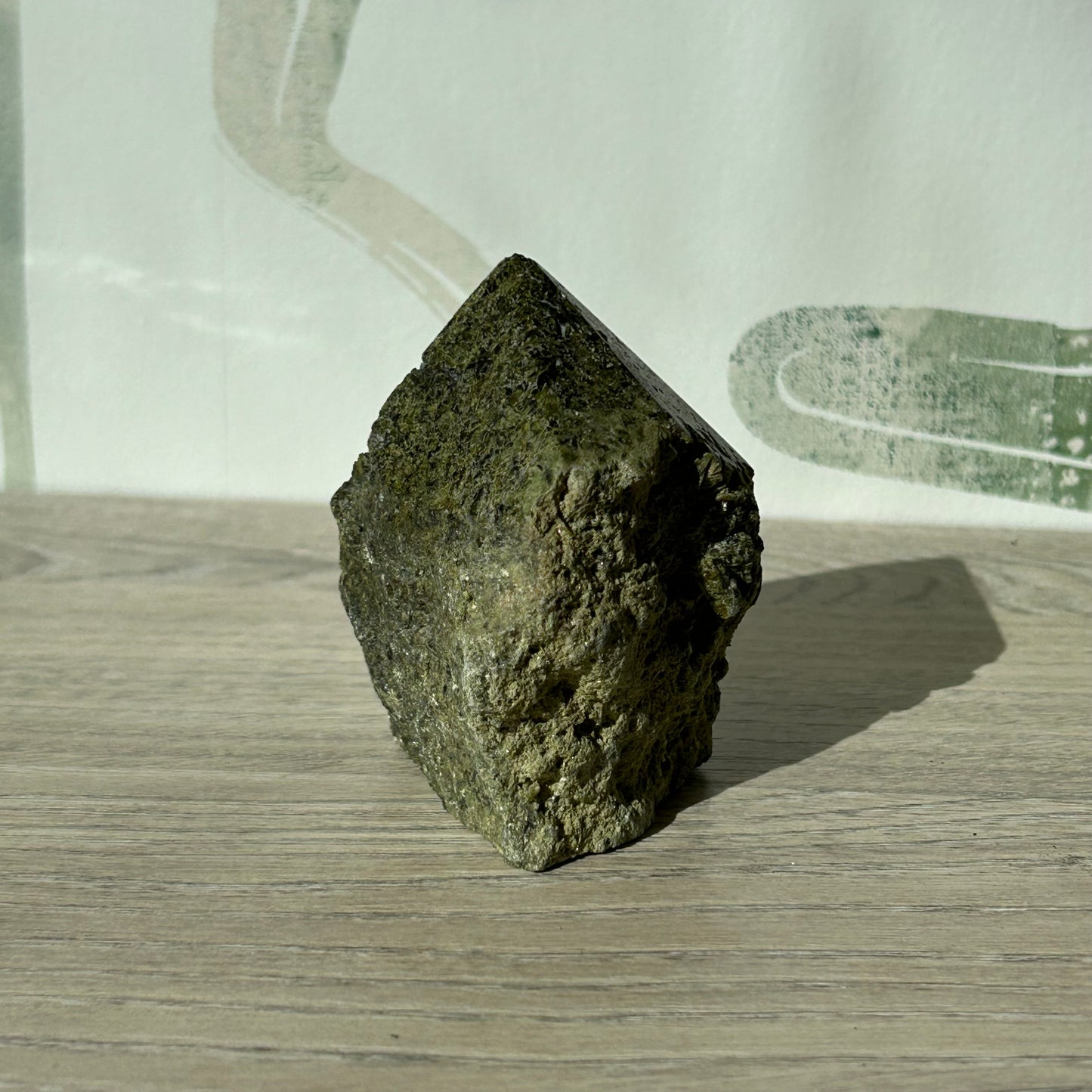 Epidote Polished Top Point