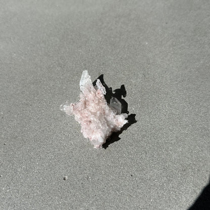 Pink Lemurian Quartz Cluster 29g