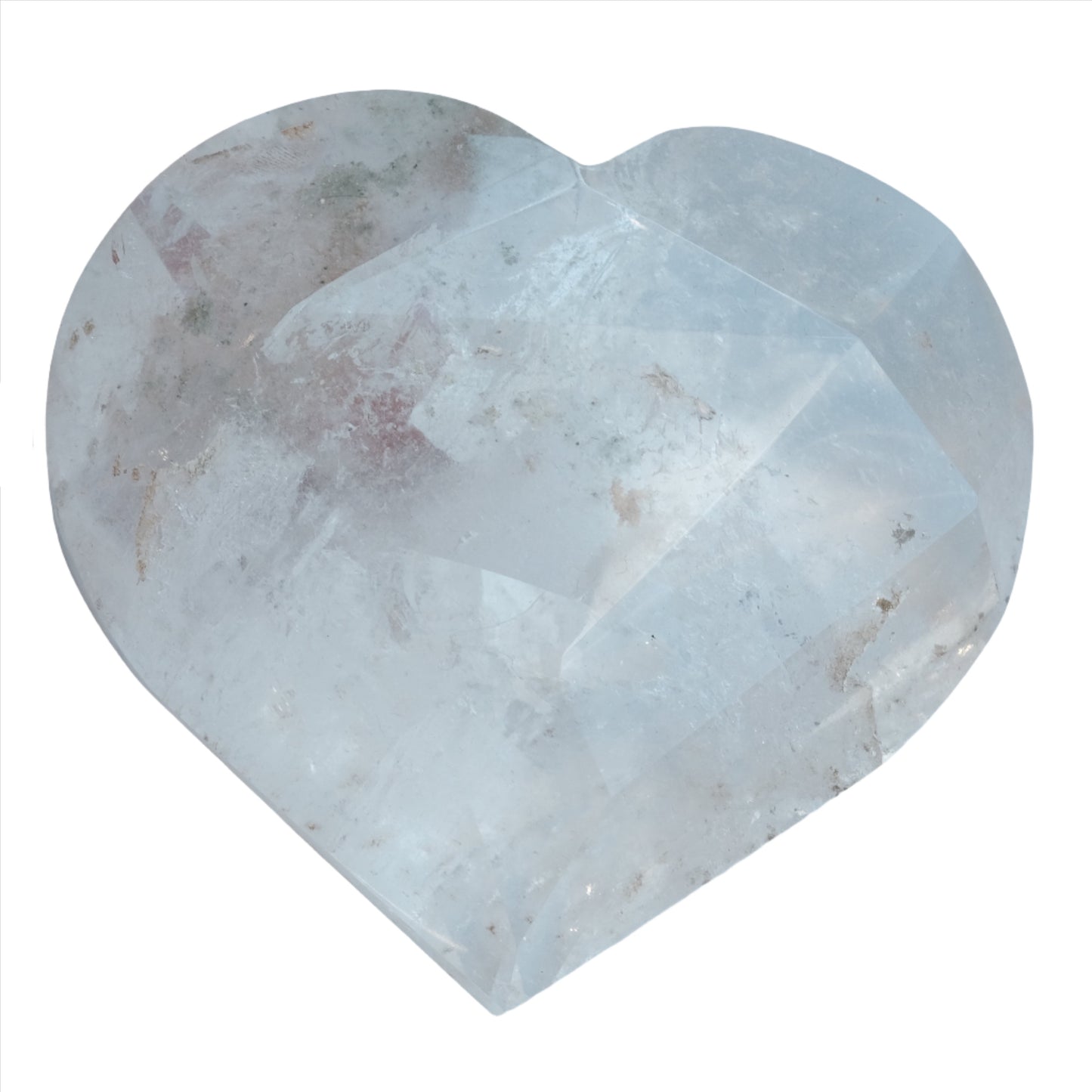 Clear Quartz Faceted Heart 440g 