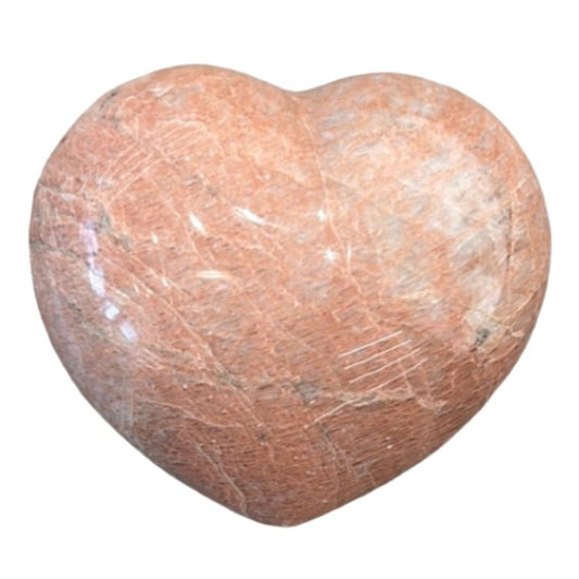 Peach Moonstone Heart 234g