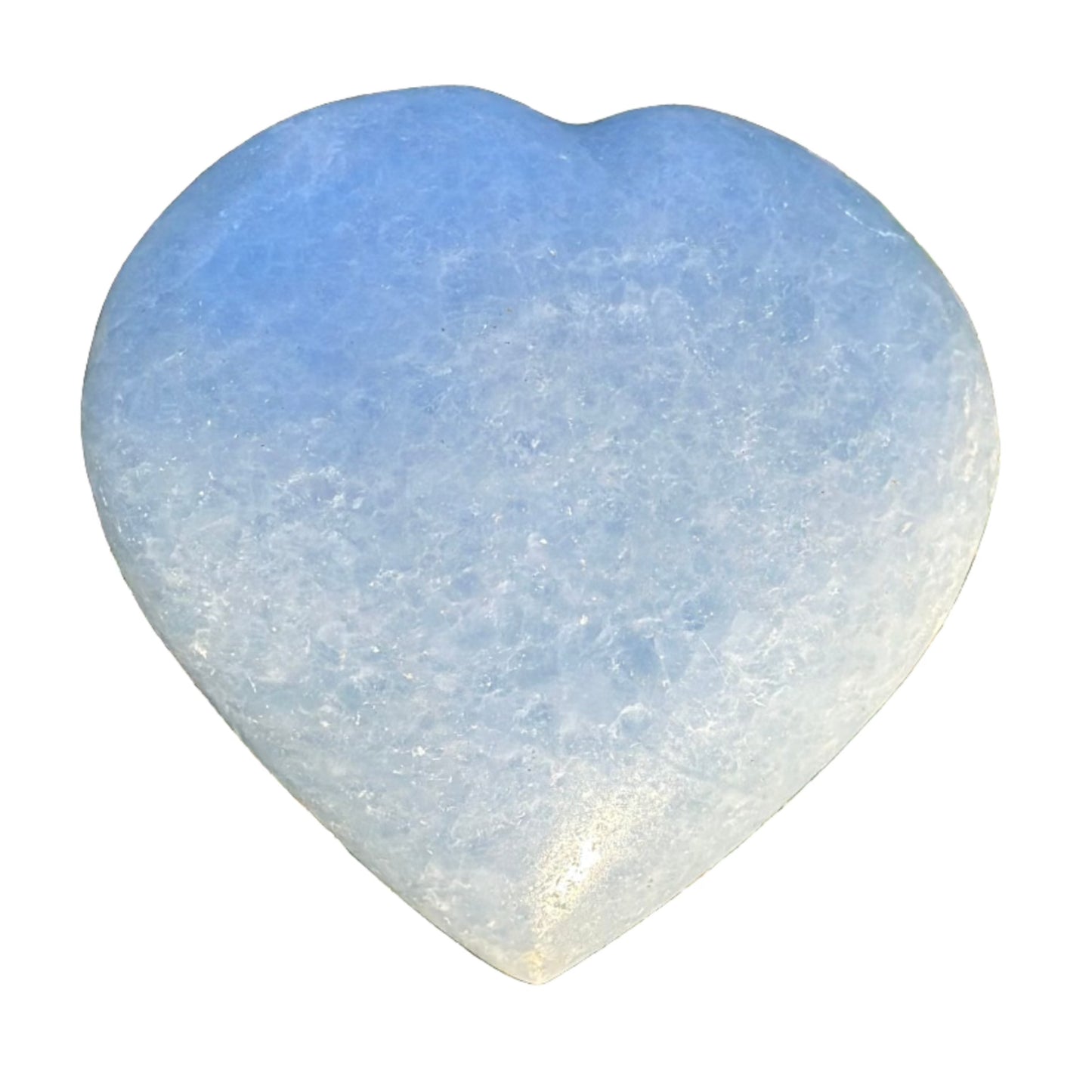 Blue Calcite Heart 302g