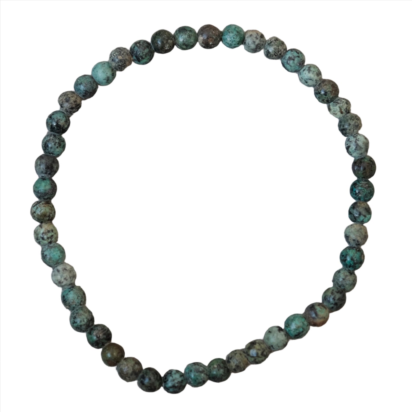 African Turquoise healing Bracelet 4mm