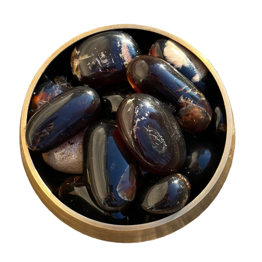 Amber Zebra Tumbled Stone 20-40 MM