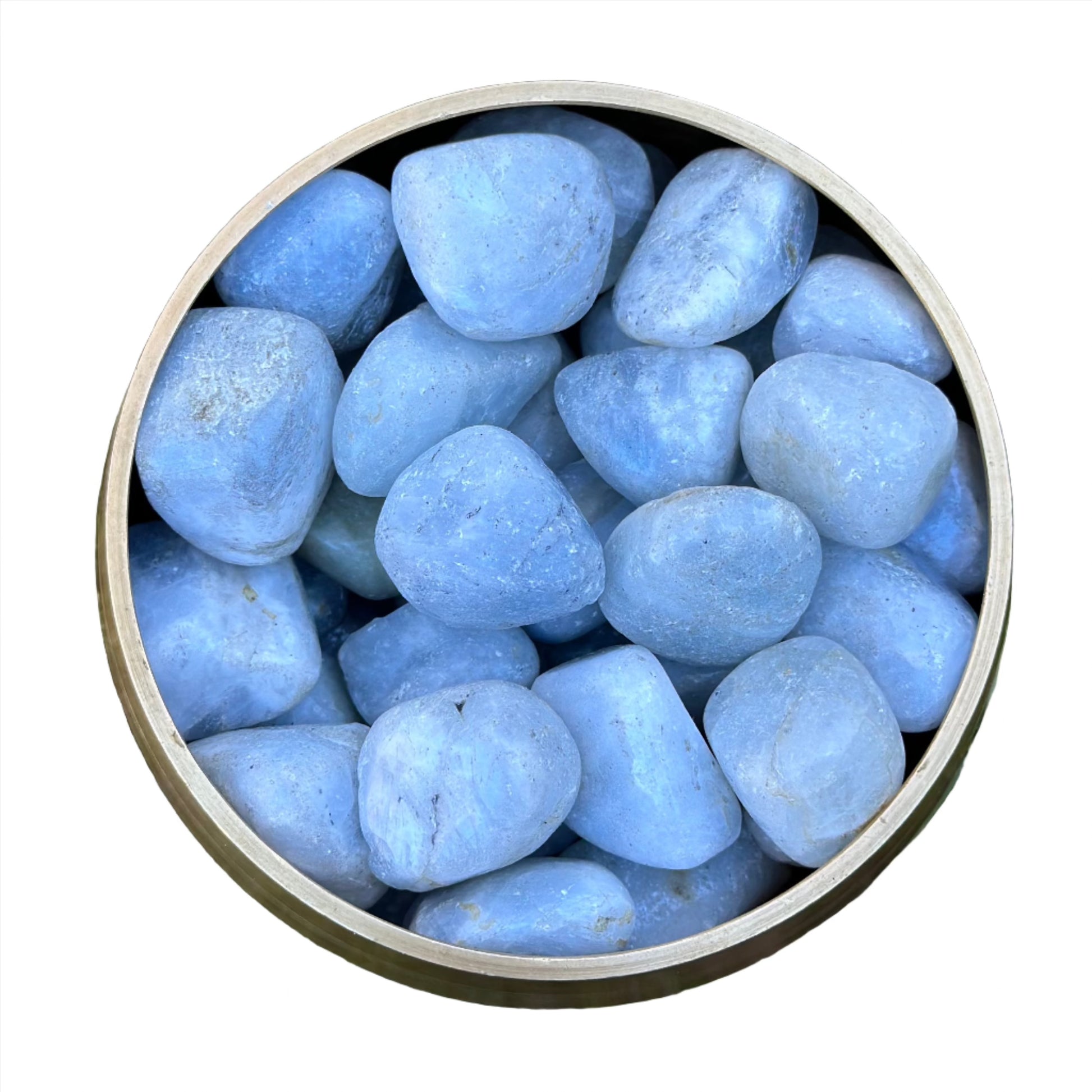 Blue Calcite Tumbled Stone 