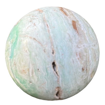 Caribbean Calcite Sphere 1365g