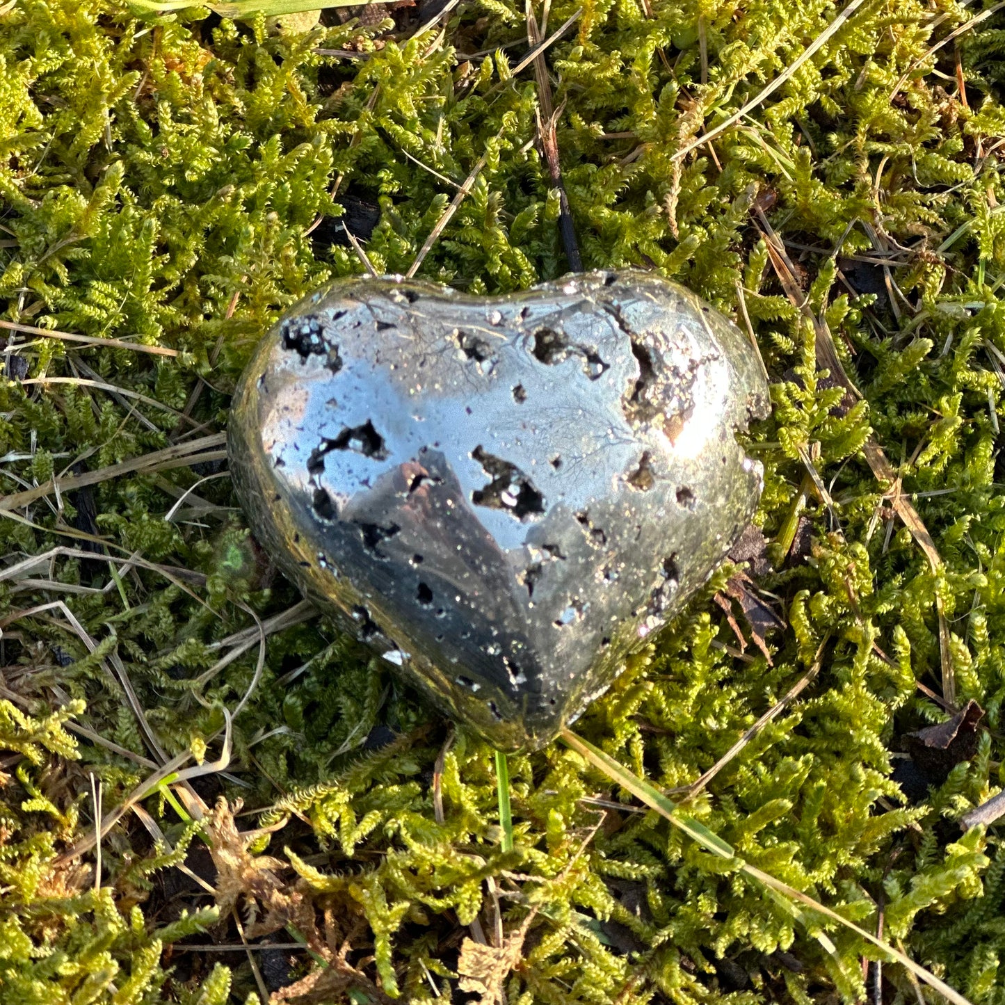 Pyrite Heart 115g