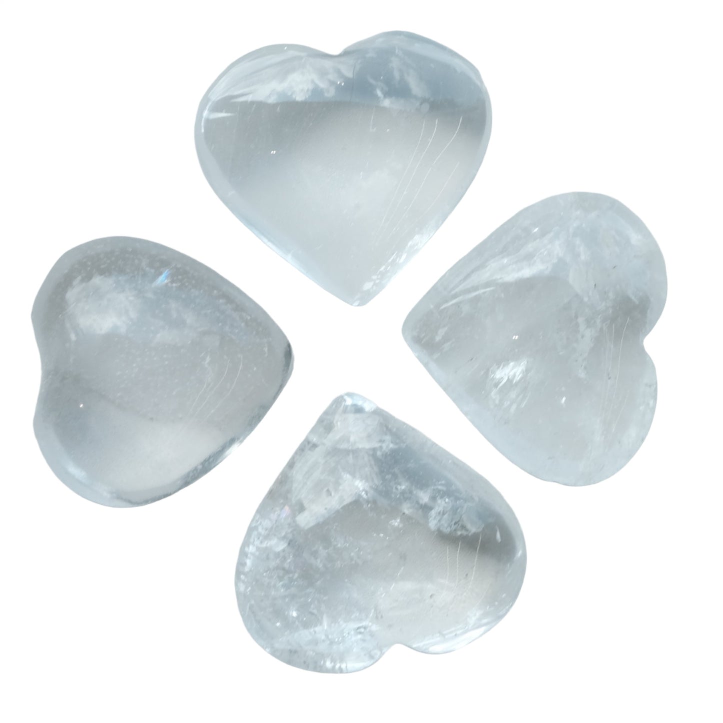 Clear Quartz Heart 