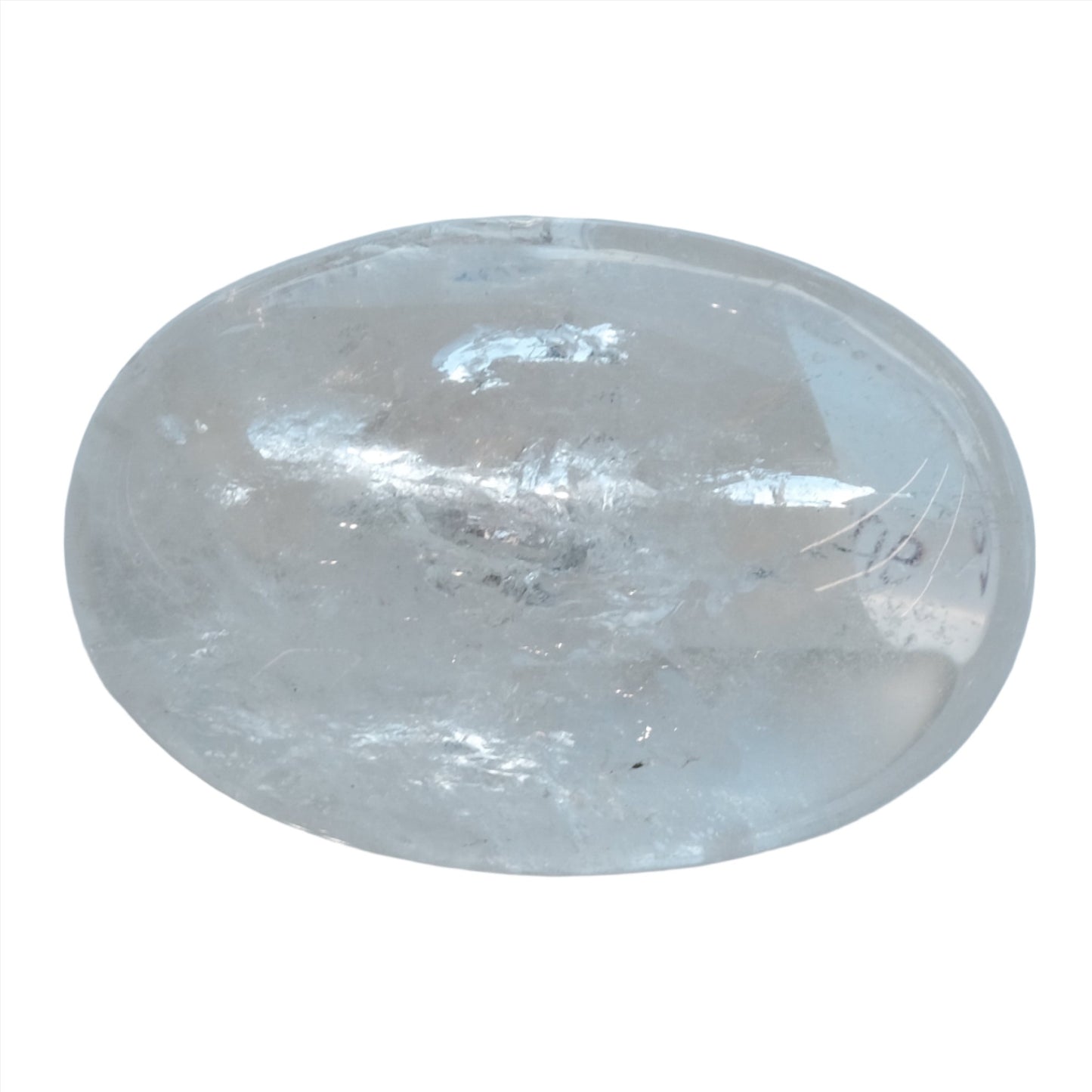 Clear Quartz Palm Stone 