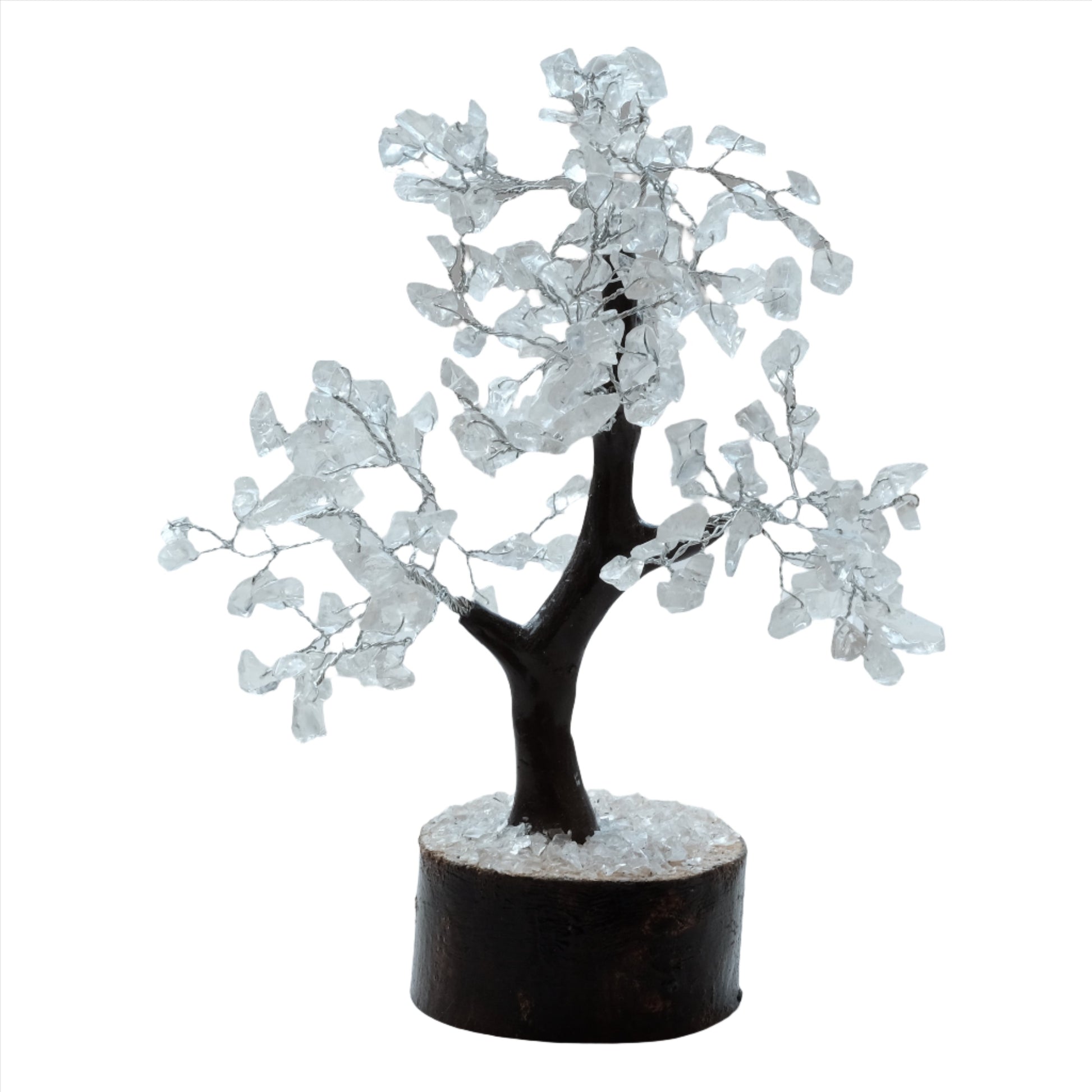 Clear Quartz Gem Tree 7.5-8″ 160 Beads 