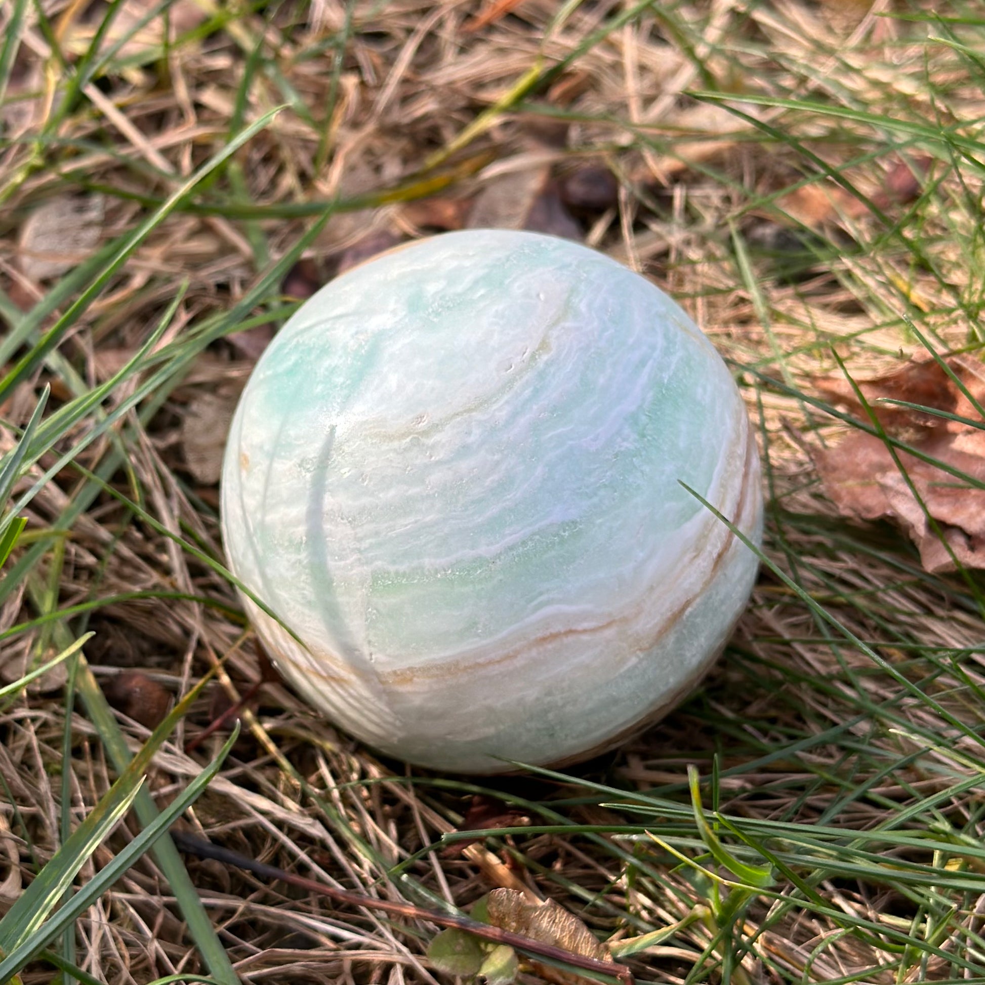 Caribbean Calcite Sphere 302g