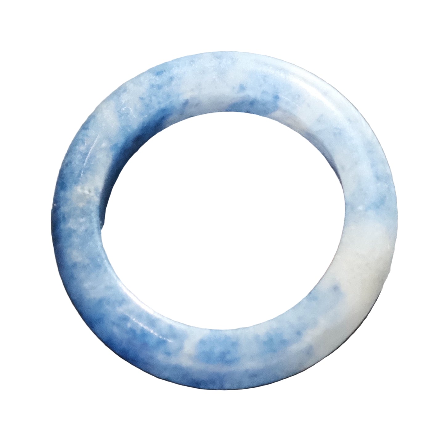 Sodalite Heart Ring Size 6 - Clarity, Calm & Confident Expression