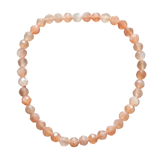 Sunstone Bracelet Faceted - Stone of Joy, Luck & Empowerment