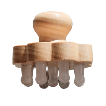 Rose Quartz Head Massager - Love, Healing & Inner Peace