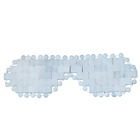 White Jade Eye Mask - Harmony, Prosperity & Well-Being