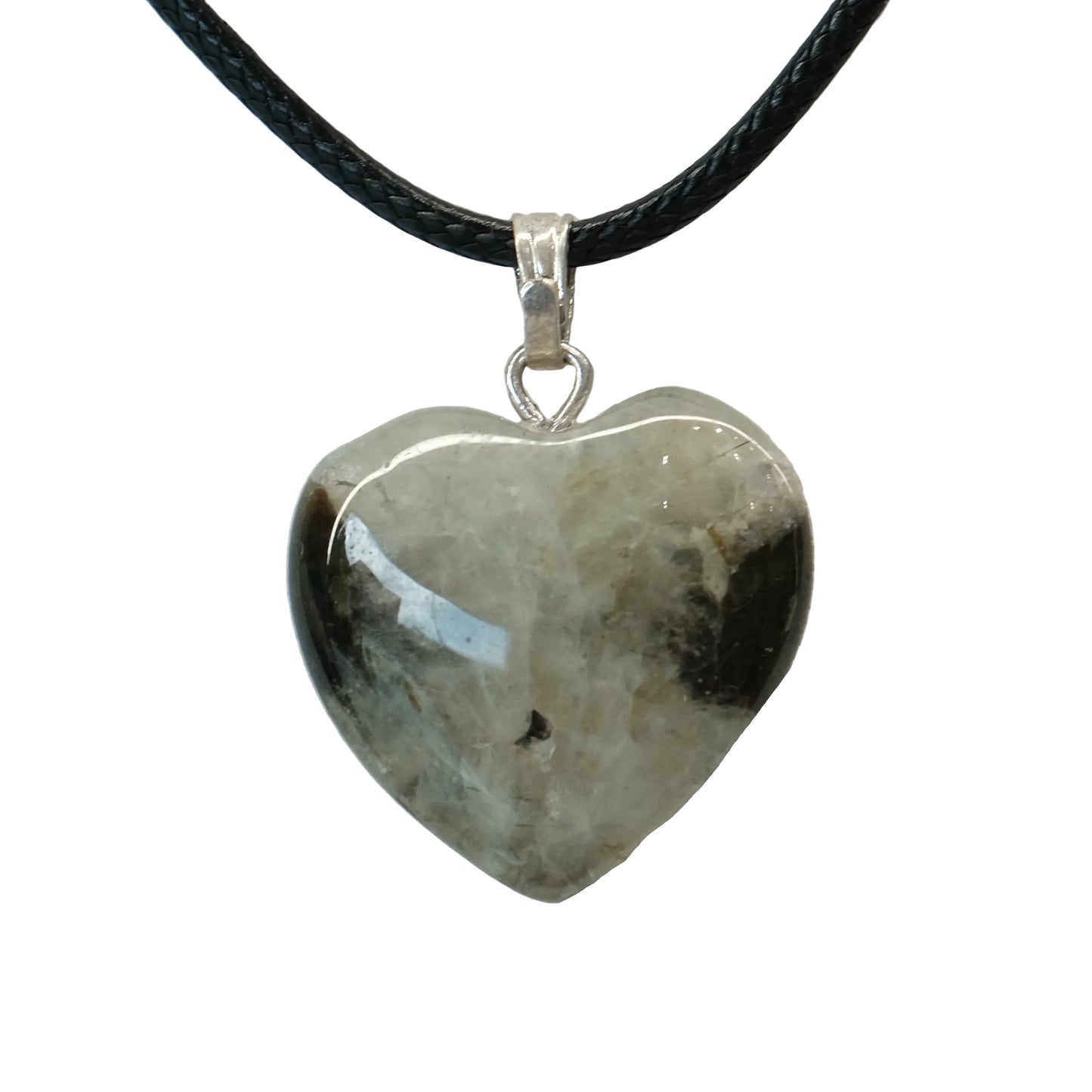 Prehnite Heart Pendant Small