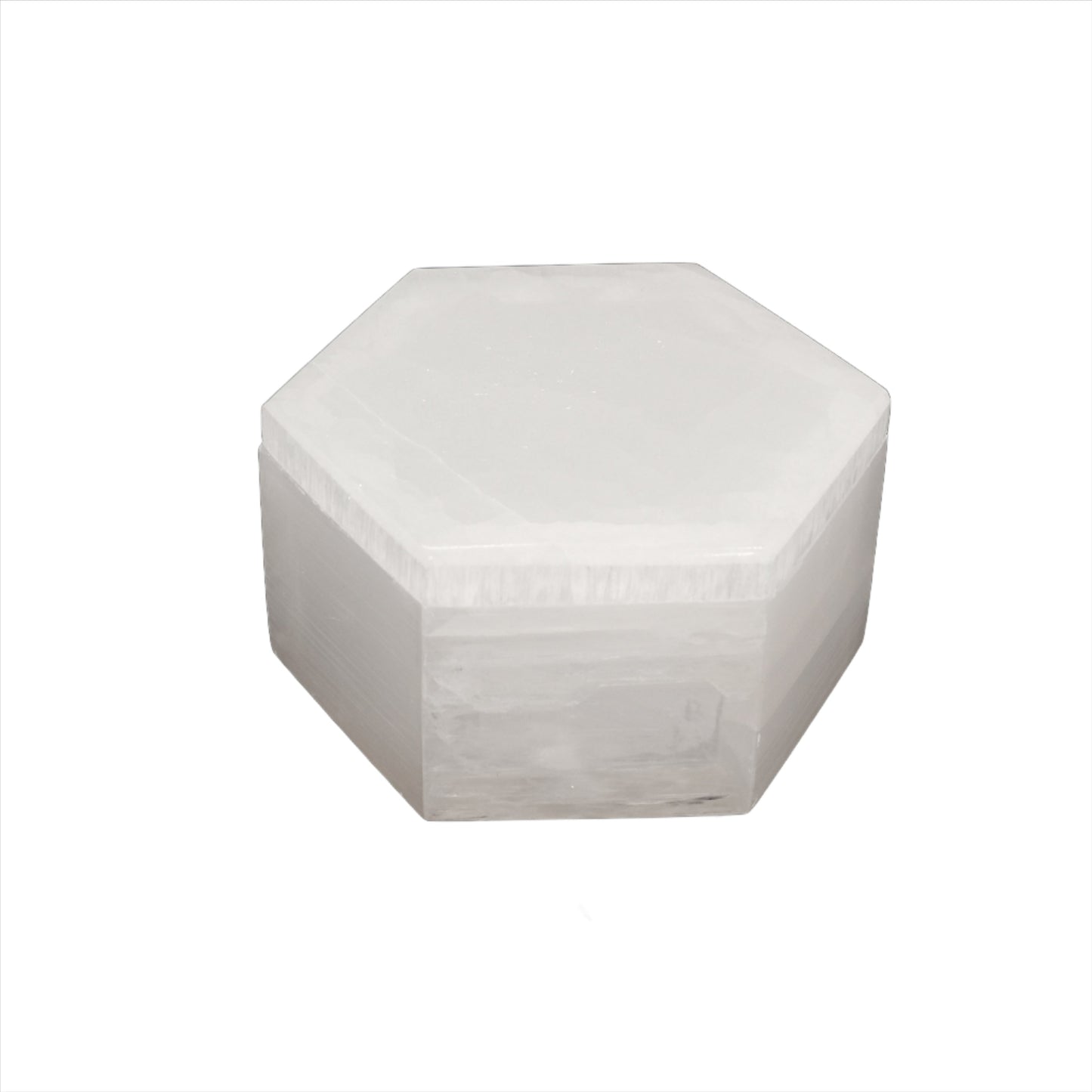 Selenite Hexagon Box