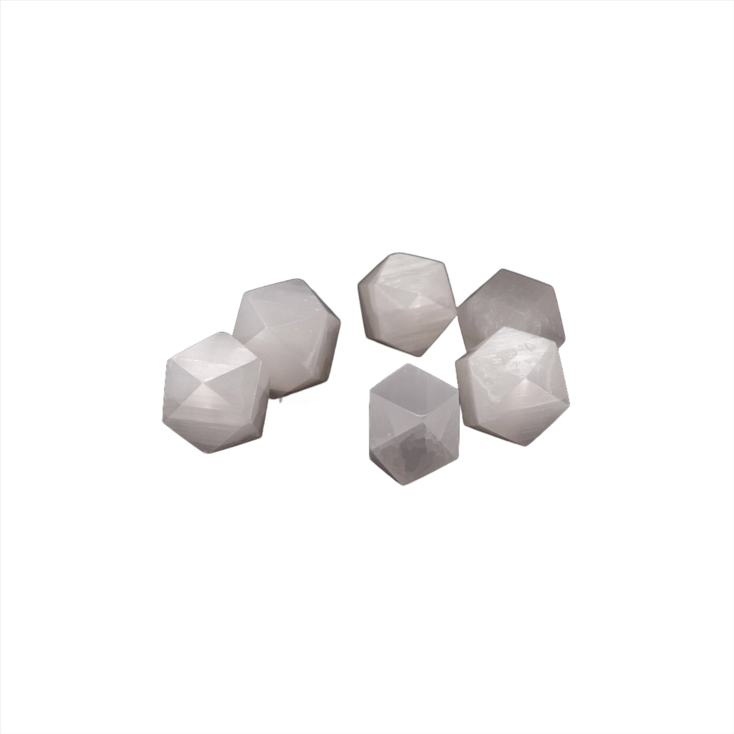 Selenite Hexagon Small