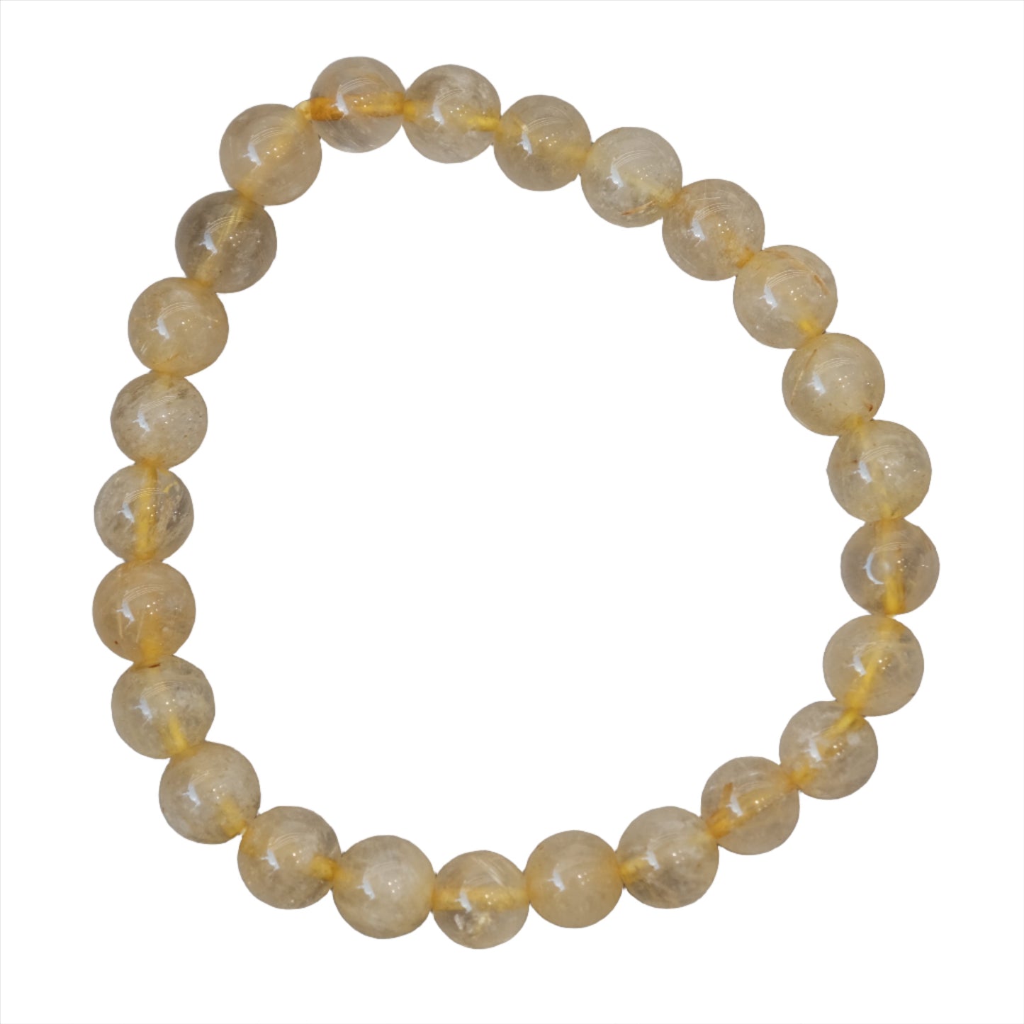 Golden Rutile Bracelet 8MM 