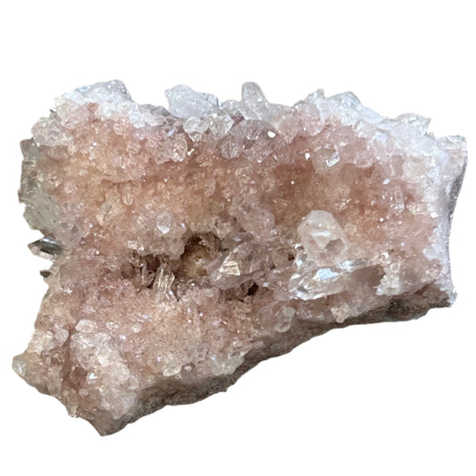 Pink Lemurian Quartz Cluster 60g