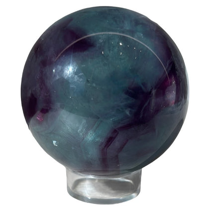 Watermelon Fluorite Sphere 452g 