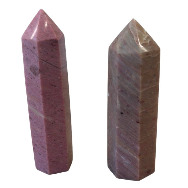 rhodonite tower healing crystals