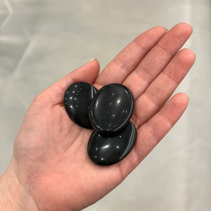 Black Obsidian Worry Stone 