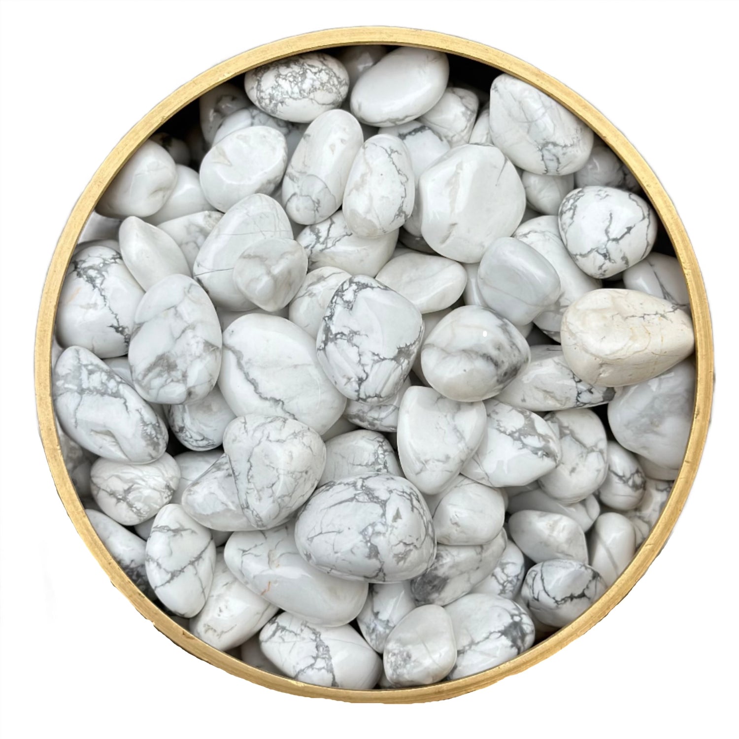 Howlite Tumbled Stone 10-20MM 