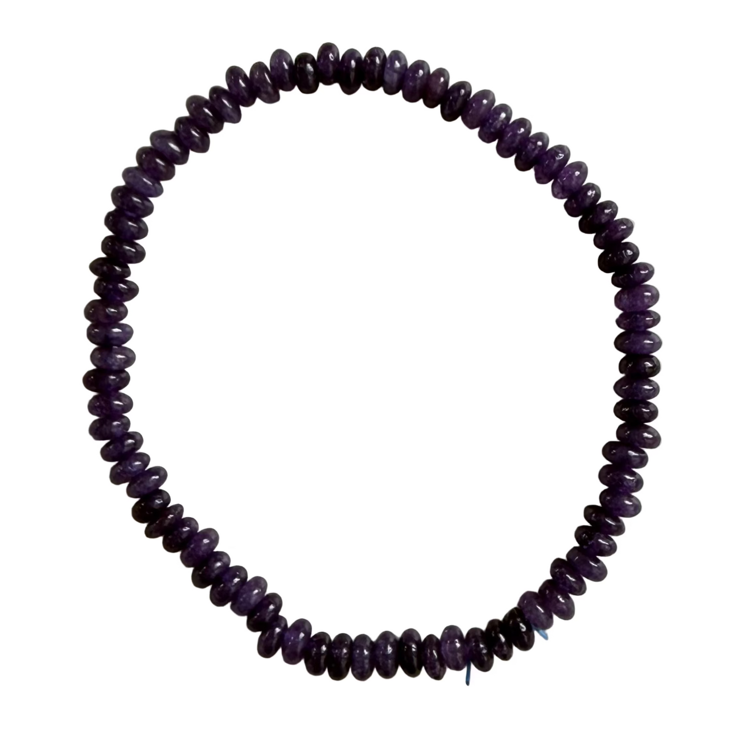 Amethyst Rondelle Bracelet - Spiritual Insight, Inner Calm & Deep Healing