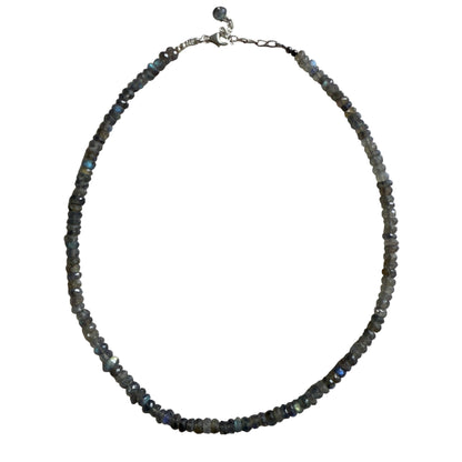 Labradorite Faceted Necklace 4MM - Stone of Transformation