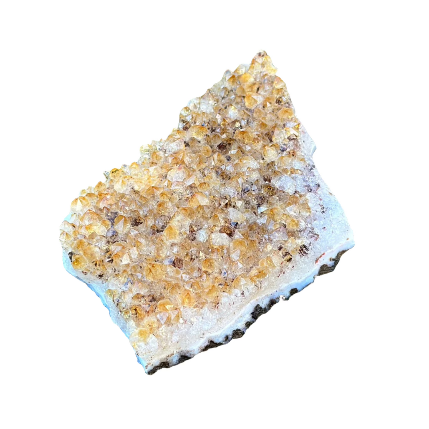 Citrine Druze Raw Cluster 