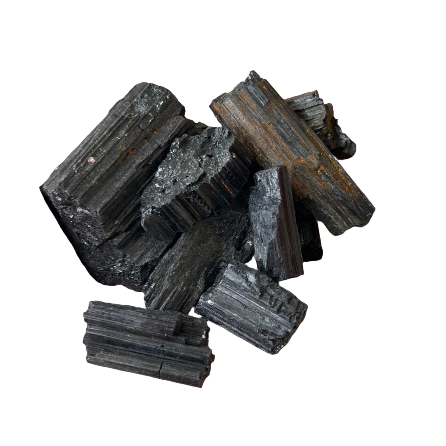 Black Tourmaline Rough 1-2"