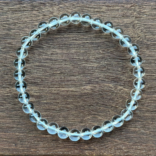 Clear Quartz Bracelet 6mm