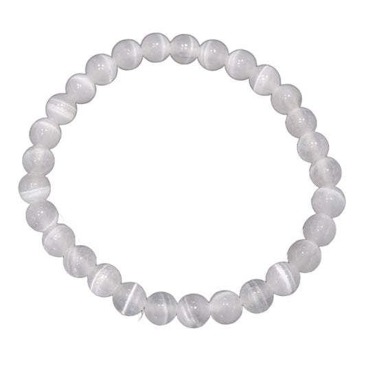 Selenite Bracelet 6-7MM 