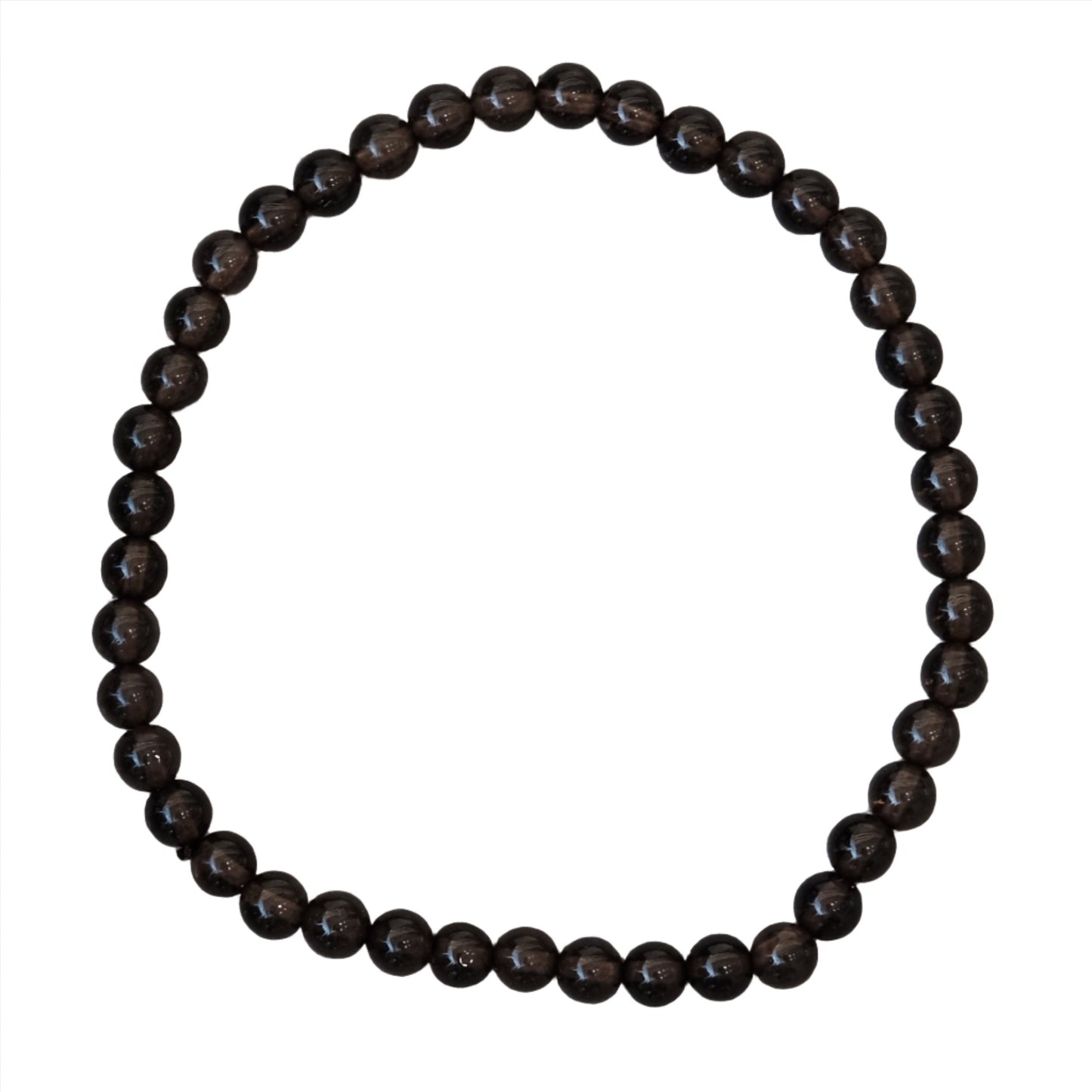 Smoky Quartz Bracelet 4mm 