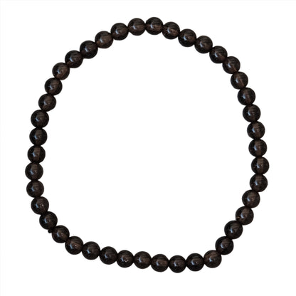 Smoky Quartz Bracelet 4mm 