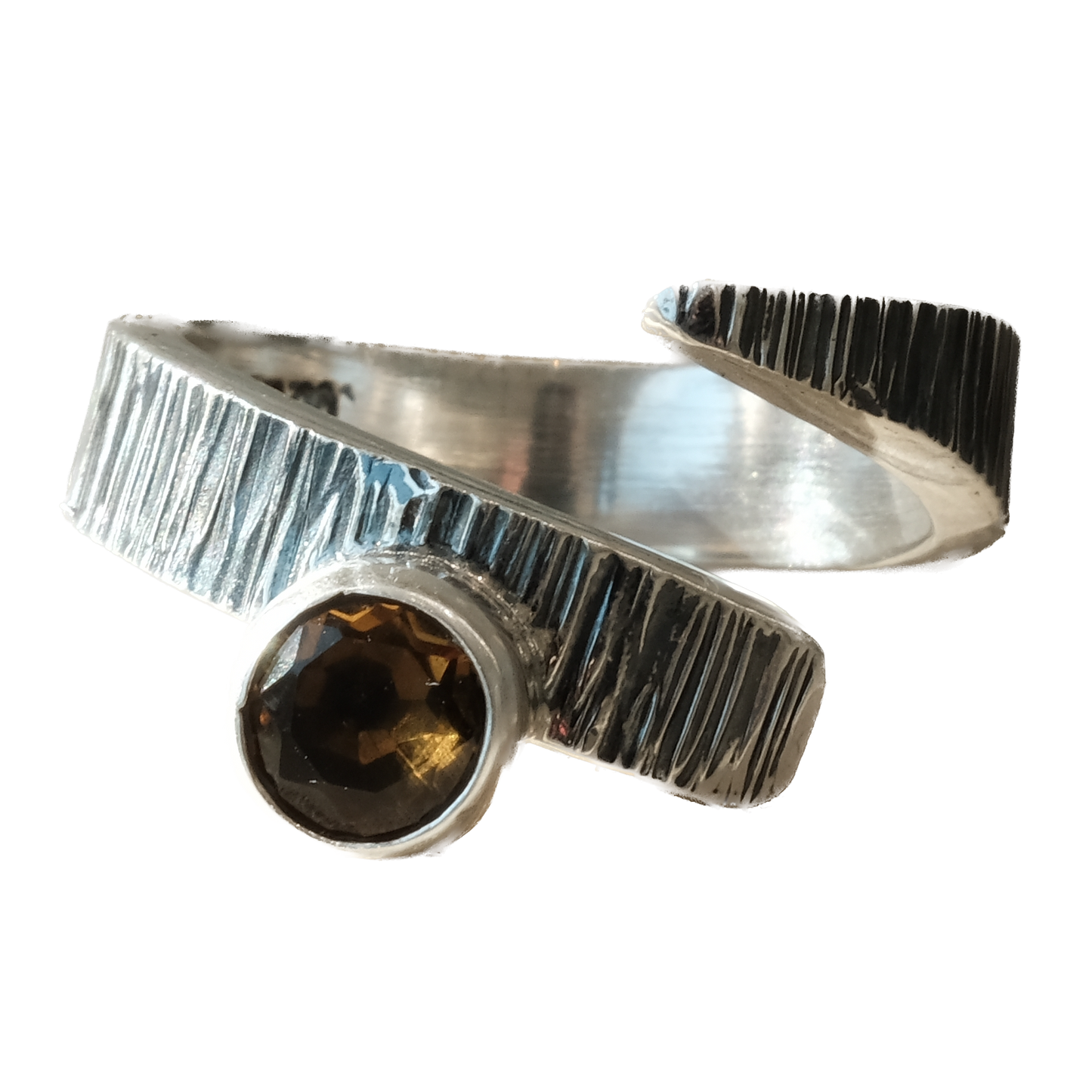 Topaz Sterling Silver Ring Size 8 