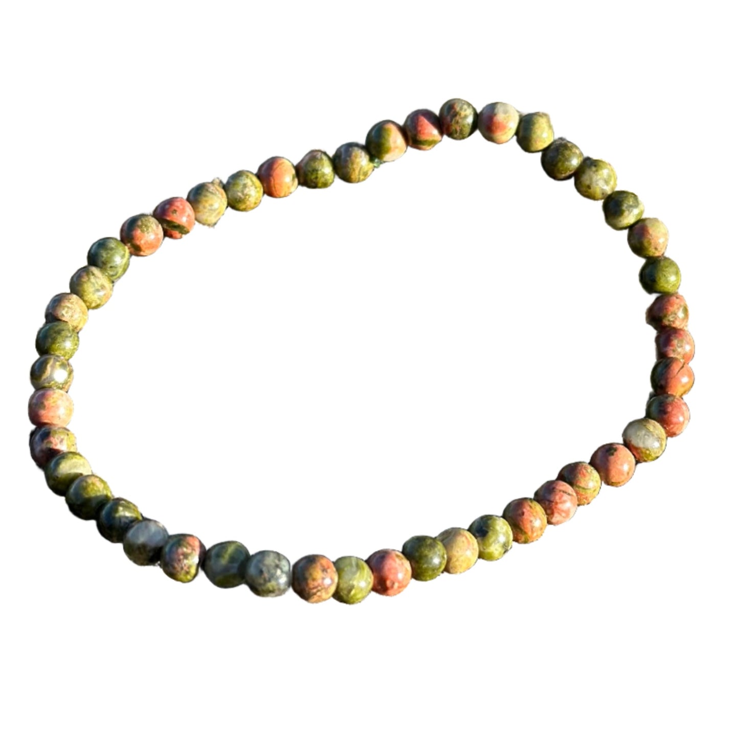 Unakite Bracelet 4MM 