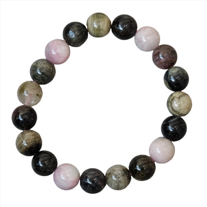Watermelon Tourmaline Bracelet 9-10MM 