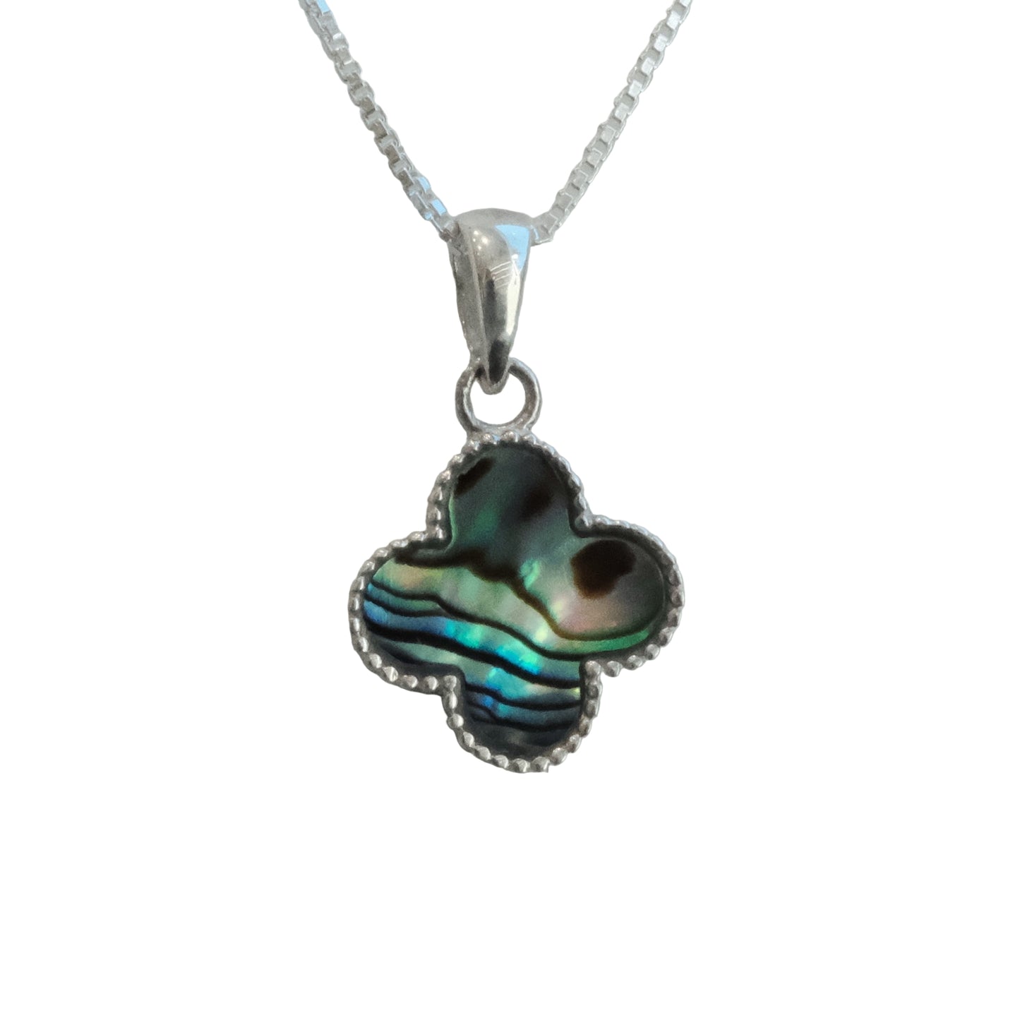 Abalone Sterling Silver Pendant - Emotional Healing & Gentle Inner Strength